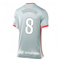 Maglia Calcio Atletico Madrid Pablo Barrios #8 Seconda Divisa Donna 2024-25 Manica Corta